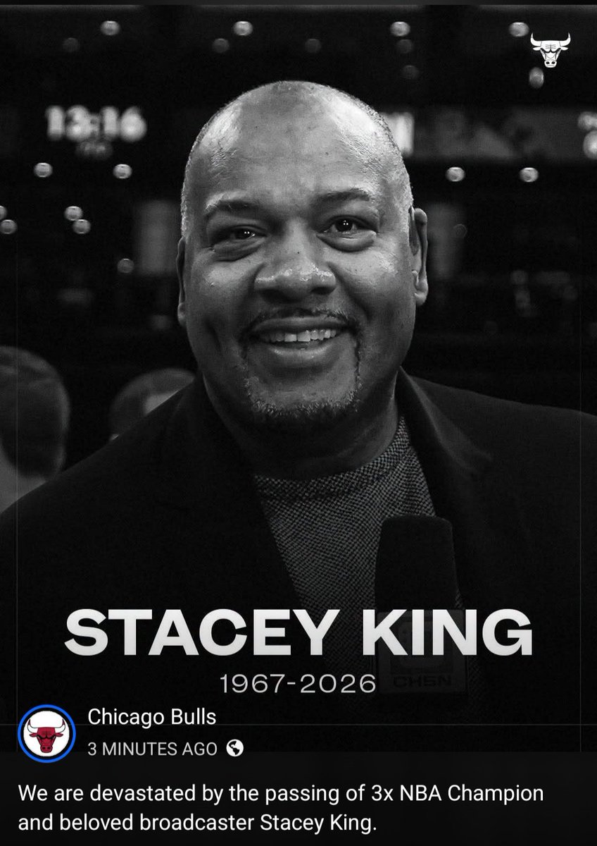 TheBetParlor's tweet photo. RIP Stacey King you made Bulls games the best of times for our whole family to watch and I'll never forget that ❤️ #RIPKING https://t.co/Jb0uYyHNFg