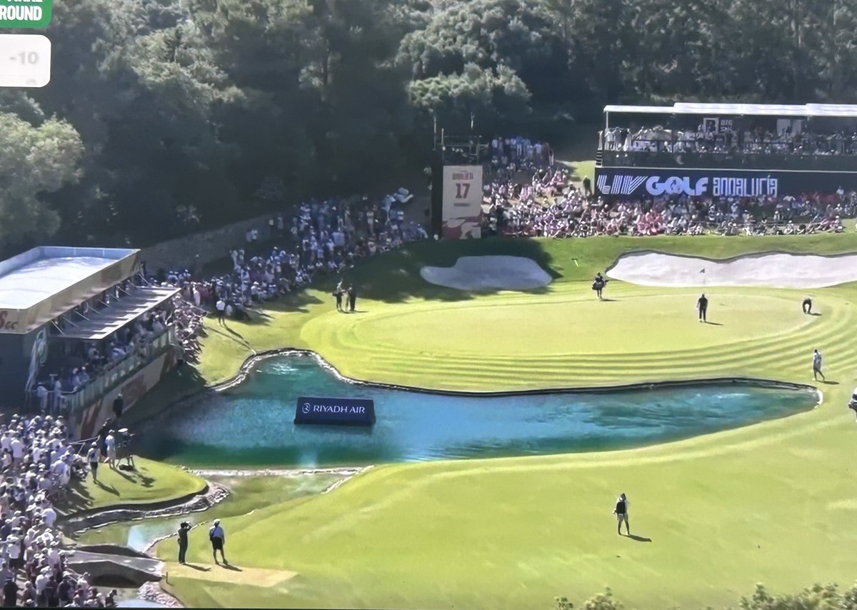 BroncosOutside's tweet photo. LIV Golf Andalucia Final Thoughts:

1)With spectacular and historic Valderrama producing a Major Championship level test, brand new father Tyrrell Hatton held on to beat his close friend and teammate Jon Rahm to claim his 2nd LIV Golf Individual Championship! 

2)Real Club Valderrama is truly the greatest golf course on the LIV Golf schedule, in my opinion slightly ahead of Sentosa in Singapore.  It is one of the greatest courses in Europe and it really stood up to the test this week! Only 15 out of the 57 golfers finished under par on the week! The course isn't very long but requires great shot making abilities, with that being evident by which golfers rose to the top of the scoreboard!  The leaderboard also looked like a Major type of leaderboard, and it was extremely pleasing to watch!  What a course and what an event!

3)Hatton missed last week after the birth of his daughter, and I wasn't sure that he would make it to this event either.  But wow did he ever show up!!  What a week as he was under par every round!  On 18, with the pressure of Rahm being close, Tyrrell made a nice recovery out to the trees and then hit an amazing flop shot to seal the deal! A deserved champion!  Tyrrell has been so close at winning his first Major and maybe the time is coming soon?!  I hope so!

4)It is evident and obvious how much this course and this tournament means to the Spanish golfers.  3 Spanish golfers finished in the Top 5, and young Luis Masaveu had a great tournament finishing in the Top 20! The only Spaniard that didn't play well was uber talented Josele Ballester, who had a horrible week. Maybe his power was too much for this shot maker course?

5)Rahmbo started off the week with a rough 73 in Round 1, but he was the best golfer on the course over the last 3 days, shooting 67-68-67 to get right back to the top.  On Hole 15 of Round 4, Rahm hit a phenomenal tee shot that came within inches of an ace!  The crowd pop was massive and it amazes me the kind of shots these guys can hit with that much pressure on the line!  Once again, though, Rahm wasn't able to win at the course that he so desperately wants to win at!  He has now finished 2nd here multiple times!  He wants it bad!

6)Going into the final round, the 4Aces held a HUGE lead in the Team Competition, but they absolutely fell apart on Sunday with a team +11.  Legion XIII was the only team in the field that shot under par as a team on Sunday and they came storming back to win once again on the LIV Golf league!  After the Crushers set a new record with their 10th team win last week in Korea, Legion now won their 10th to tie back again for the all-time lead!  This team has been a force from the beginning and seem to have great team chemistry.  Even when Surratt are struggling individually, it is evident that they keep battling for the team!

7)It's hard not to feel gutted for Thomas Detry, who during this Major Championship season has had so many close calls on qualifying and has come up short in all of his chances.  He's barely outside the OWGR cut-off, he lost a playoff during the US Open qualifying to miss out on a spot, and then going into the 4th round of this tournament he was in prime position to qualify for BOTH the US Open and The Open Championship via the LIV Golf exemption... but a really rough Sunday knocked him out of both of those spots.  Joaquin Niemann now claimed the exemption for The Open after Detry dropped down.  Even with this disappointment, Detry still rallied to finish 5th, and he has been a great addition to the league this year!

8)The love affair between Sergio Garcia and Valderrama is unbelievable.  On the broadcast they mentioned that this is the 18th Top 10 in 19 career tournaments at this course, including 4 wins!  And once again this week, Sergio was right there in contention and finished 4th!  Sergio and Hatton were the only 2 golfers to be under par in all 4 rounds! At 46 years old, Sergio continues to impress and he's in 10th on the Season Long standings.  His hard work and longevity are amazing!

9)The round of the week belonged to Dustin Johnson, who in Round 3 shot and unbelievable 7 under 64, which, as Mike McAllister pointed out, included a 1,2,3,4,5 and 6 on his scorecard!  I'm sure that hasn't happened very often if golf history!  DJ continued his much continued improved play, as did the rejuvenated Cam Smith, who both finished tied for 5th!  Cam had one crazy tournament as he couldn't find the fairway and yet at times was leading the tournament at greens in regulation. From 150 yards and in, it is tough to find a better golfer in the world than Cam!  As I've said before, the golf world is better with DJ and Cam playing well!

10)Well, LIV Golf is entering into a 7-week mid-season break that could be the most important 7 weeks in LIV Golf history.  The entire future of the league is most likely to be determined during these 7 weeks, with investor meetings happening and future plans being laid out.  Flushing It Golf has been laying out what he has been hearing as the future plans for the league, with 5 team majors and 5 signature events and reduced purses.  He even mentioned that a lot more match play might be introduced, which would be awesome.  One thing that might be a tough reality is that there is a chance that this was the last event here in Spain, at least for now.  Flushing It reported that the the 5 "Team Majors" might be played in Australia, South Africa, Hong Kong, England, and Mexico (5 different continents), with the 5 "Signature Events" being played potentially in the USA built around the Major Championships. Not sure how I feel about it all, but I sure hope LIV Golf continues and that the best players in the league, especially Bryson and Rahm, stay in the league.  Investors, in my opinion, have a great product here that has so much potential! Before LIV Golf tees it up at JCB in late July, there will have been 2 Major Championships played (Go LIV Golfers!!) and potential answers on if LIV Golf will continue or not.

Thank you all for reading!  Hope to check in with you with good news over the next few months!

#LIVGolf