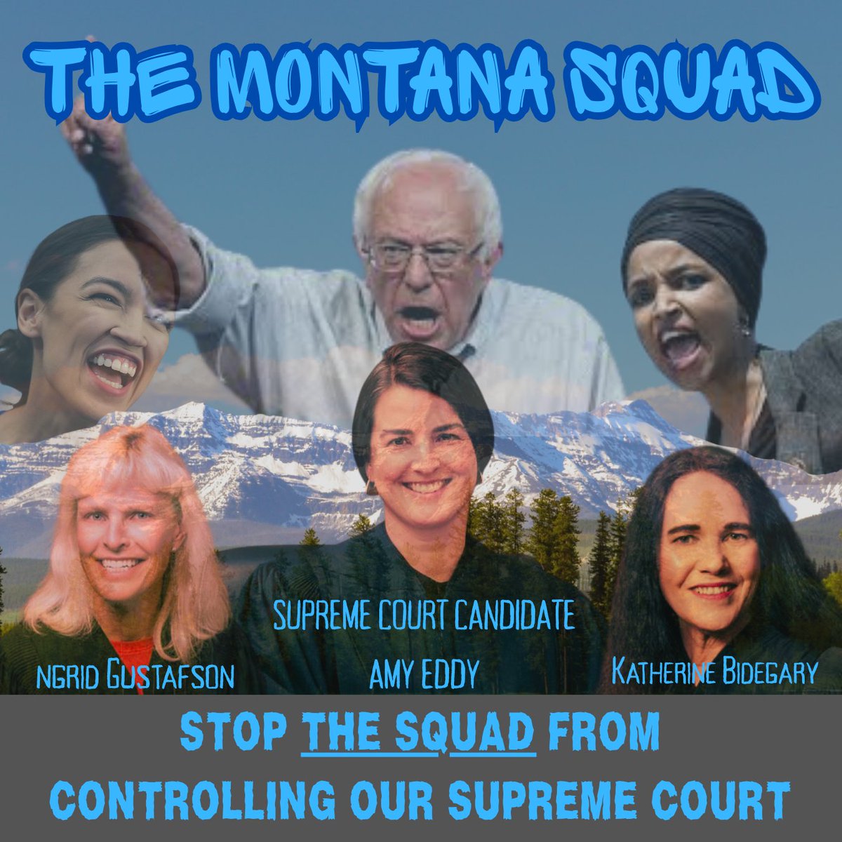 lemmiwinkster's tweet photo. Don't let the squad control the Montana Supreme Court.

#MTPol #MTNews #MTSen #MTLeg  @MTGOP @MTHouseGOP @MTSenateGOP @GovGianforte https://t.co/D5Y8AQtRPo