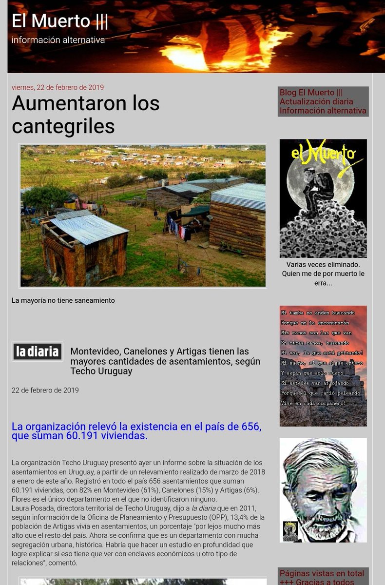 idAdalid's tweet photo. @Caro92121816 @GabrielaSanzD Aumentaron tanto los cantegriles que hasta los de izquierda tienen que asumir la realidad. Nos quieren a todos pobres, es sólo mirar el sueño húmedo de ustedes : Cuba. https://t.co/wacLSWF8vW