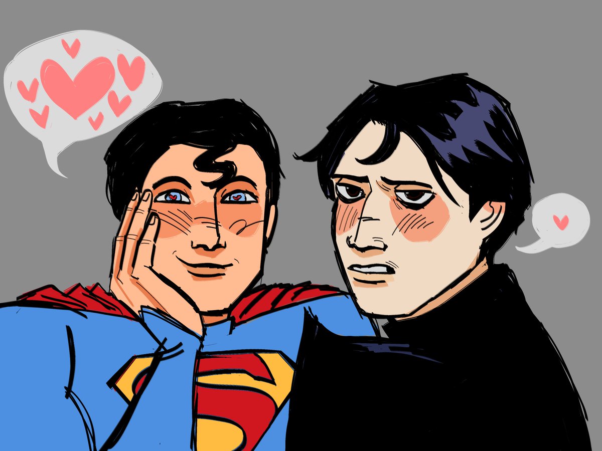 marmarqi1's tweet photo. Superman and Batman go on a date #superbat https://t.co/Oafelf4cIn
