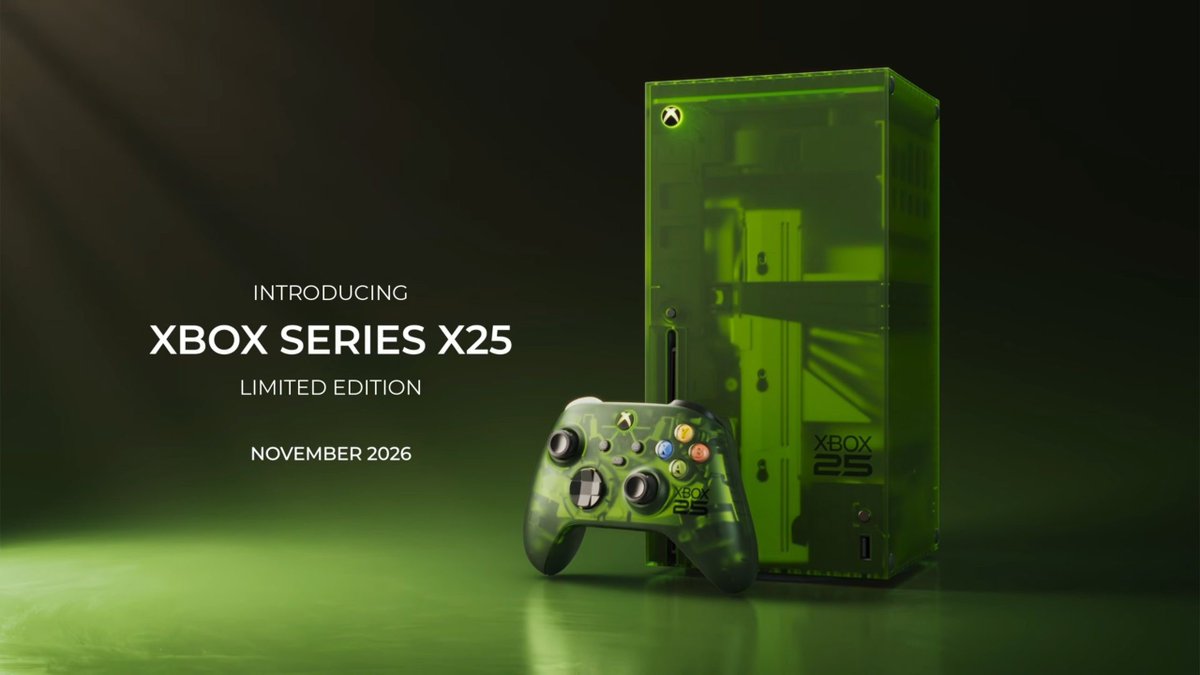 Hooandee's tweet photo. Nah, soy un adulto funcional y con autocontrol, no necesito una XBOX Series 25 aniversario transparente 😀

(Mentira) https://t.co/tO3wnXmyAD