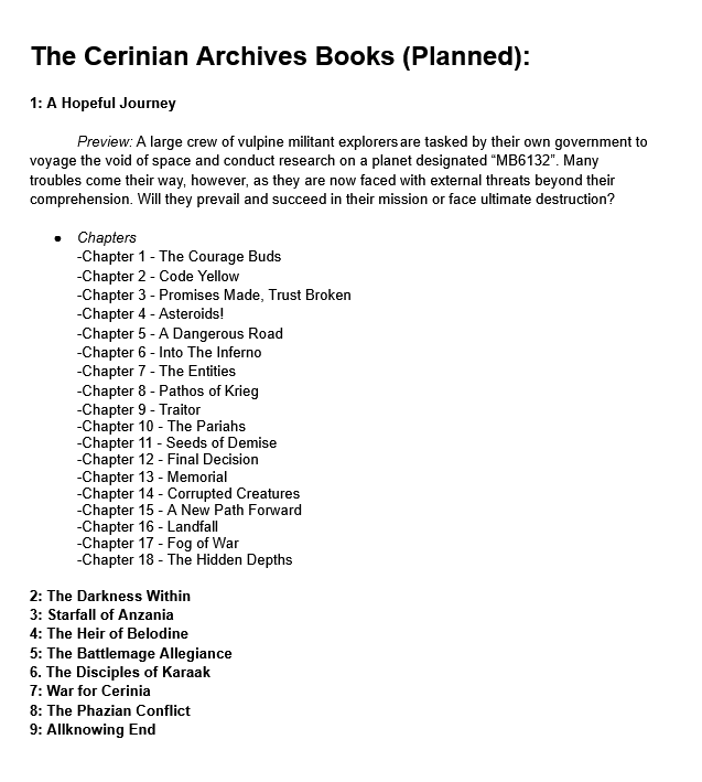 Luraiokun's tweet photo. (1/2) Right now, I'm in the midst of writing a novel series - The Cerinian Archives. It'll explain the origins (from beginning to end) of Cerinia. How it rose, how it fell, everything in between. And just how powerful Cerinians were at their peak. The first book is already https://t.co/37v8JkX4vO