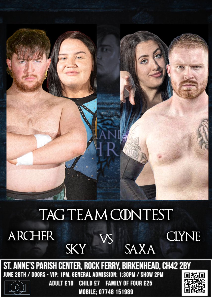 WRSTLEIsland's tweet photo. 🚨 MATCHES ANNOUNCED! 🚨

The first four matches for #TheNorthRemembers have been revealed and the card is already stacked! 🔥

🎟️. https://t.co/EVUaBhdRz4

#WrestleIsland #KingOfTheNorth https://t.co/Fs2jQPDVN6