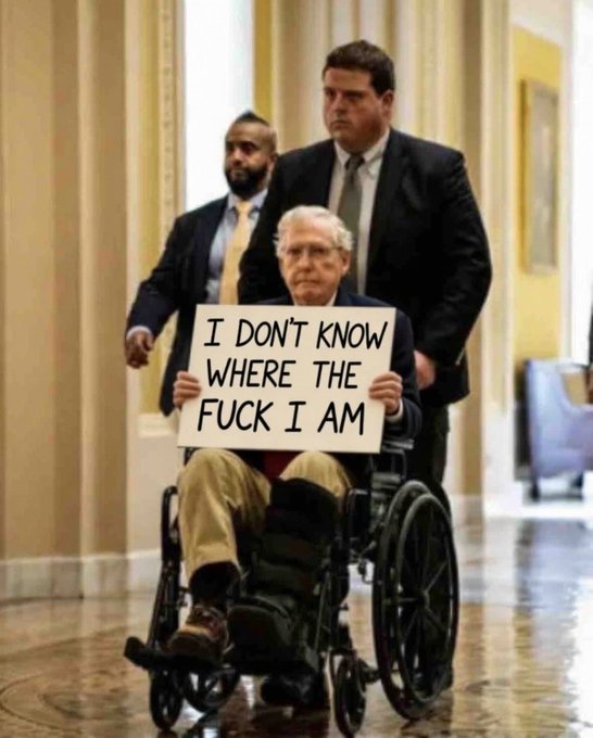 sasha_monet41's tweet photo. Mitch is on the Rules Committee
His staff votes for Mitch
Mitch is brain dead, can't speak   or hold a presser
Like Feinstein
Their staff make the decisions-not Mitch 83, Grassley 92 or Waters 87, or Hoyer 88
THEY ARE  OLD
WE NEED TERM LIMITS
LOOK AT OUR DEBT-THEY STEAL OUR MONEY https://t.co/NSSQHEBJ5i