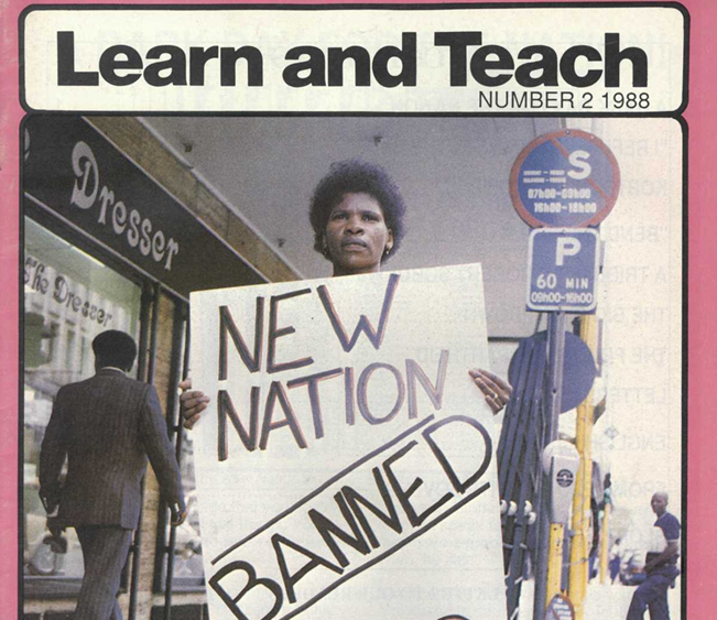 HistorySAZAR's tweet photo. The New Nation was founded and initially edited by activist and journalist Zwelakhe Sisulu. Due to its defiance, Sisulu was detained and spent two years in solitary confinement. In 1988, the government suspended and banned the newspaper entirely for several months under sweeping emergency censorship laws. Source: Learn & Teach Magazine, Wikipedia
