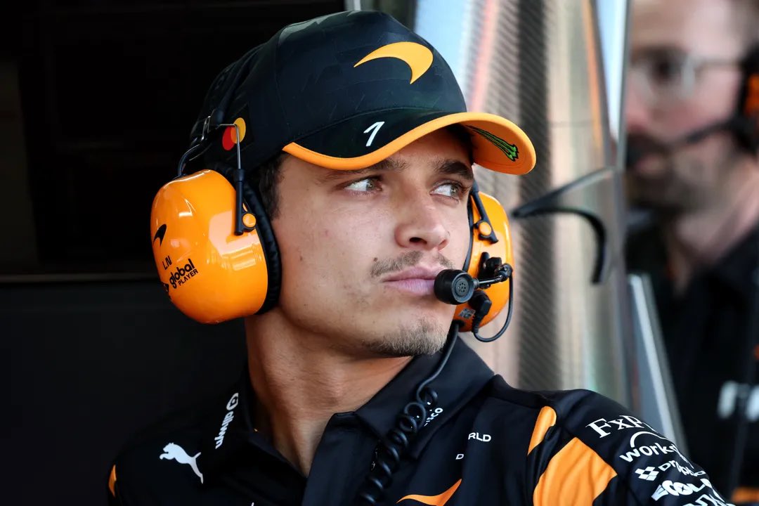 ln4norris's tweet photo. lando on how highly inconsistent the mclaren package has been in terms of performance from track to track: “you just look back to a couple of weeks ago in miami, we fought for a win, probably should have won the race. the fact we can go from almost winning a race against the mercedes to being so far off is pretty crazy.

it shows that the car works quite specifically in certain scenarios and clearly not in others. so the team need to understand this, we need to understand how we can develop the car more well-rounded, like the mercedes is proving to be. for now we just have to keep working, that’s all we can do.”