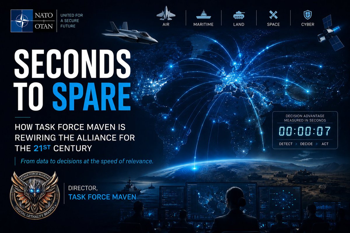 arnelpdavid's tweet photo. Looking forward to @AFCEA's #TechNetInternational in Brussels this Tuesday as the opening keynote. I will explain what the NATO - Maven Smart System is and how we are rewiring the Alliance to improve the efficacy of warfighting. We will also show how we are integrating technologies from across Europe to prove interoperability and integration with our Allies. #StrongerTogether
