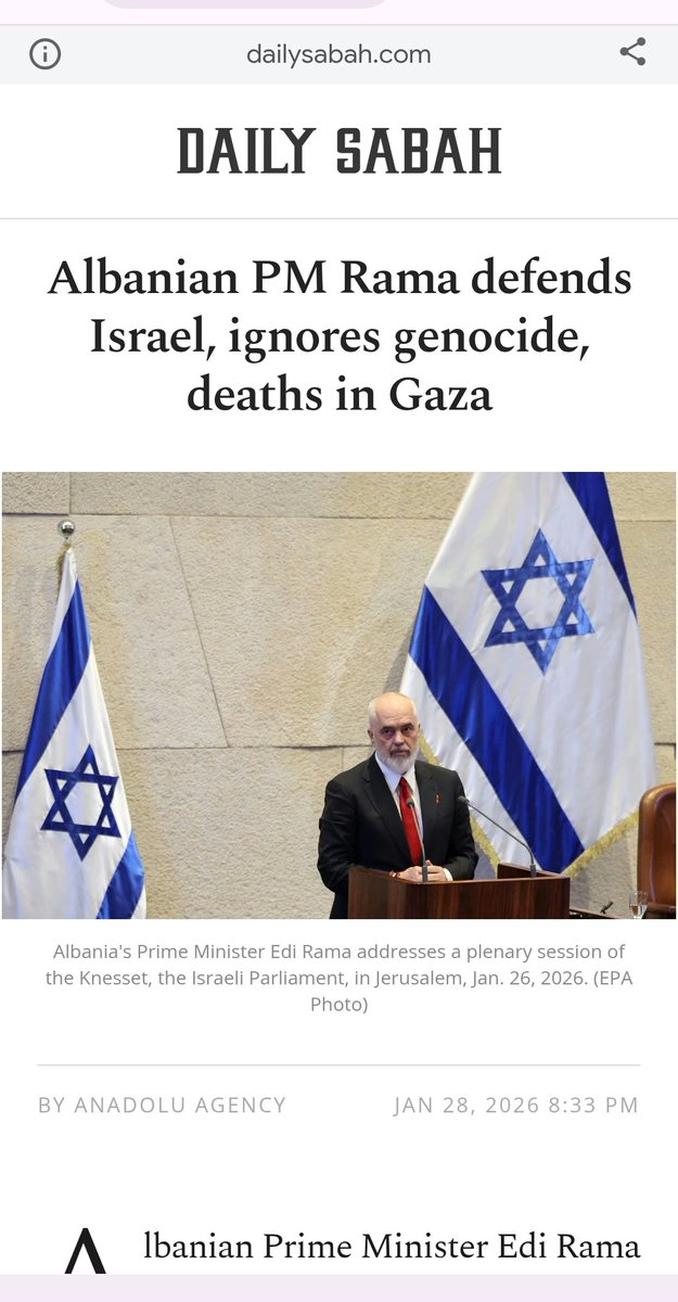 alchemist2114's tweet photo. @Partisangirl 'Albania becomes 64th nation to join Israel Allies Foundation

Chaired by Romina Kuko of the Socialist Party and Gazmend Bardhi of the Democratic Party, the caucus marks a rare cross-party initiative reflecting 🇦🇱 history of supporting the Jewish people.'

https://t.co/moXw9v9ogK https://t.co/759p8oNh8c