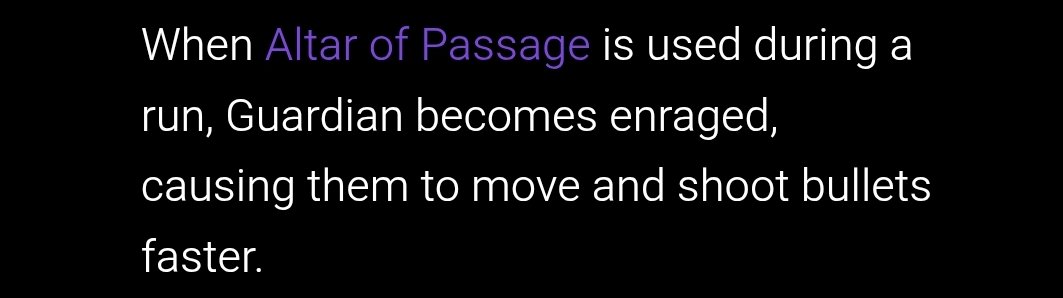 Shifty54's tweet photo. You know I always thought the altar of passage had no catch back but then I read this 
Tip for all of the #nullscape players https://t.co/ovsbO21FUq