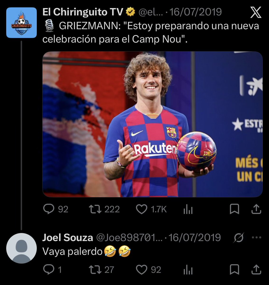 Chris_Le_Gabach's tweet photo. Recién me entero que el tal Joel Souza es el Diego 🚬 https://t.co/I8yW8A1Ecd