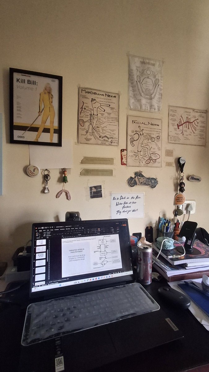 astrasurgeon's tweet photo. I like how my workspace keeps changing with time. It's like every other thing that evolves. https://t.co/r1yscmKccL