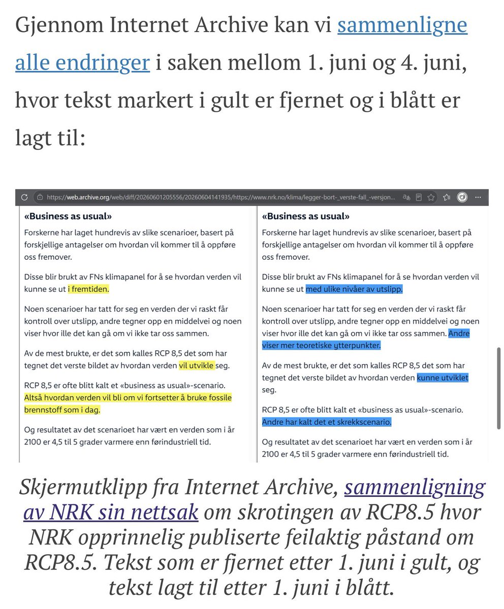 Sci_or_Fic's tweet photo. NRK skriver om historien - akkurat som i Orwell’s 1984. https://t.co/HctixSpOiq
