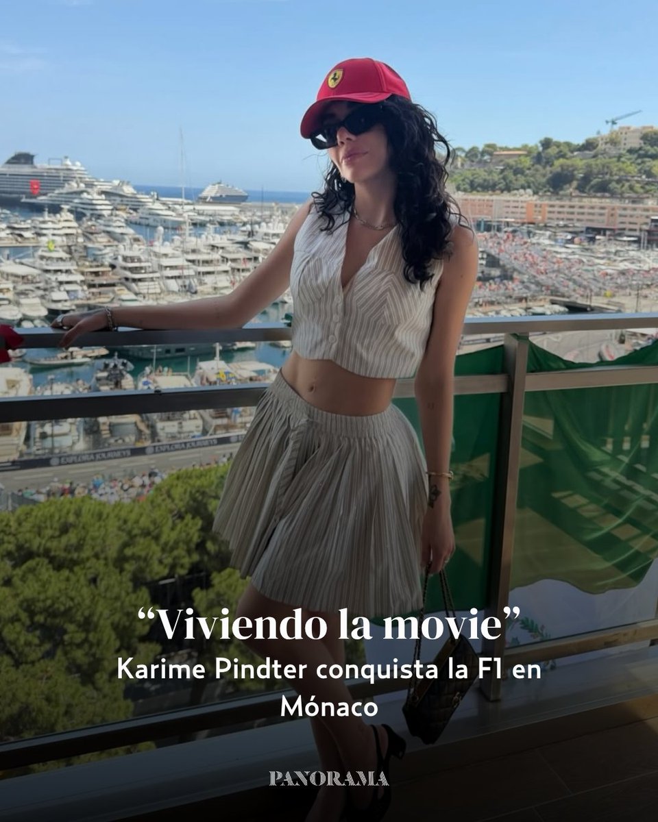 PanoramaHeraldo's tweet photo. ¡La que puede, puede!🔥

Karime Pindter dijo presente en el Gran Premio de Mónaco🏎️

"Viviendo la movie en máxima velocidad", puso en sus redes disfrutando de toda la adrenalina de la Fórmula 1✨️ https://t.co/3ai9sbb4nO