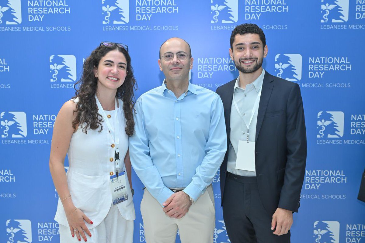 JadHAssi's tweet photo. Proud to have presented our work on the first miRNA expression profile in Lebanese RCC at the 3rd National Research Day. 

Lebanese University chose to host when many would have cancelled. That made the day all the more special. 

Looking forward to continuing this project! https://t.co/oyKYnqX9hb