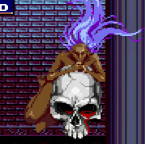 DENGOJIN's tweet photo. Also Carmilla got confirmed for Belmont's Curse with a callback to her design from Rond of Blood. You can see the mask crying blood tears in a similar way her skull was in the boss fight in RoB. This game is made by people who knows Castlevania! https://t.co/dTfnKISDda