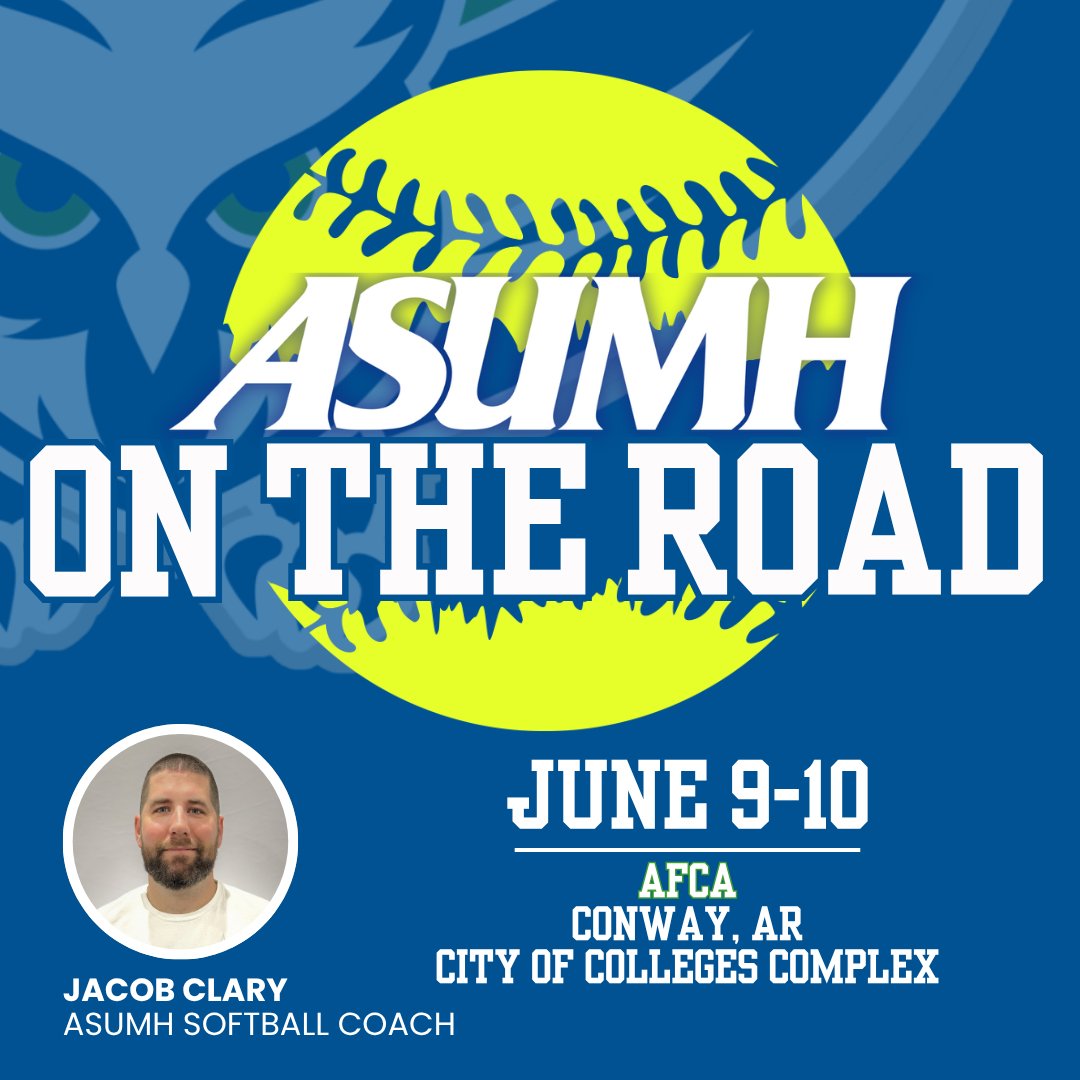 ASUMHSB's tweet photo. Coach Clary is going to be out recruiting this week. If you are looking for a place to call home and play softball, reach out with your contact information and schedule and he will be available to talk with you.
#jucoroute🥎 #Trailblazers #uncommitted https://t.co/6kfTCmwu7y