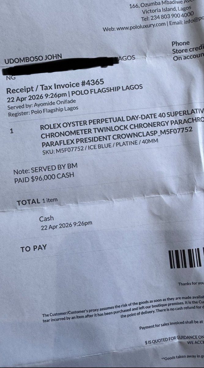 Mackscreed's tweet photo. JUST IN:Young John posted that he bought rolex and earrings for $96,000, Twitter Boys say na lie, now baba don vex drop receipt.😂🔥 https://t.co/aGpCBToJtb