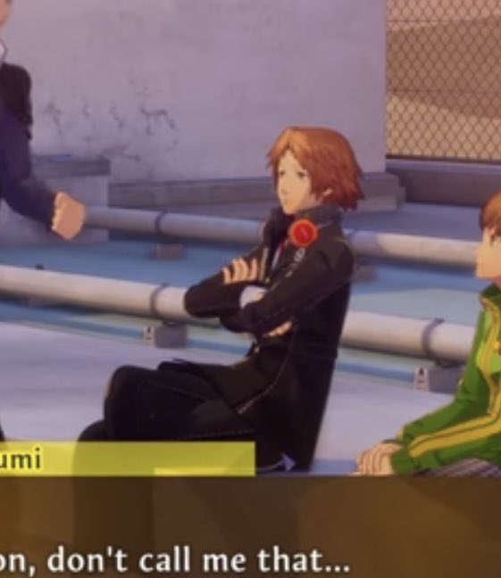 DefinedVines's tweet photo. i like that yosuke does that same gay ass sit as always https://t.co/2GCJ5kiAdW