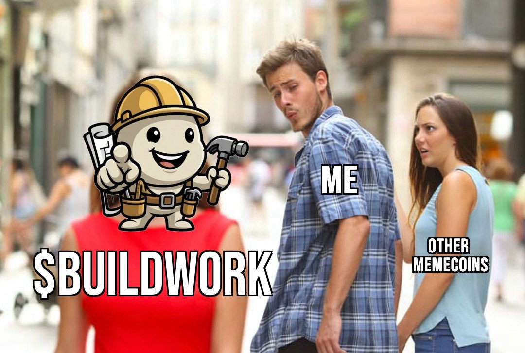 BUILDERTAX's tweet photo. When you finally find the one that actually builds 💪

$BUILDWORK 
We Build. We Work. We Win. 🚧👷‍♂️￼ https://t.co/yRFYakQZnw