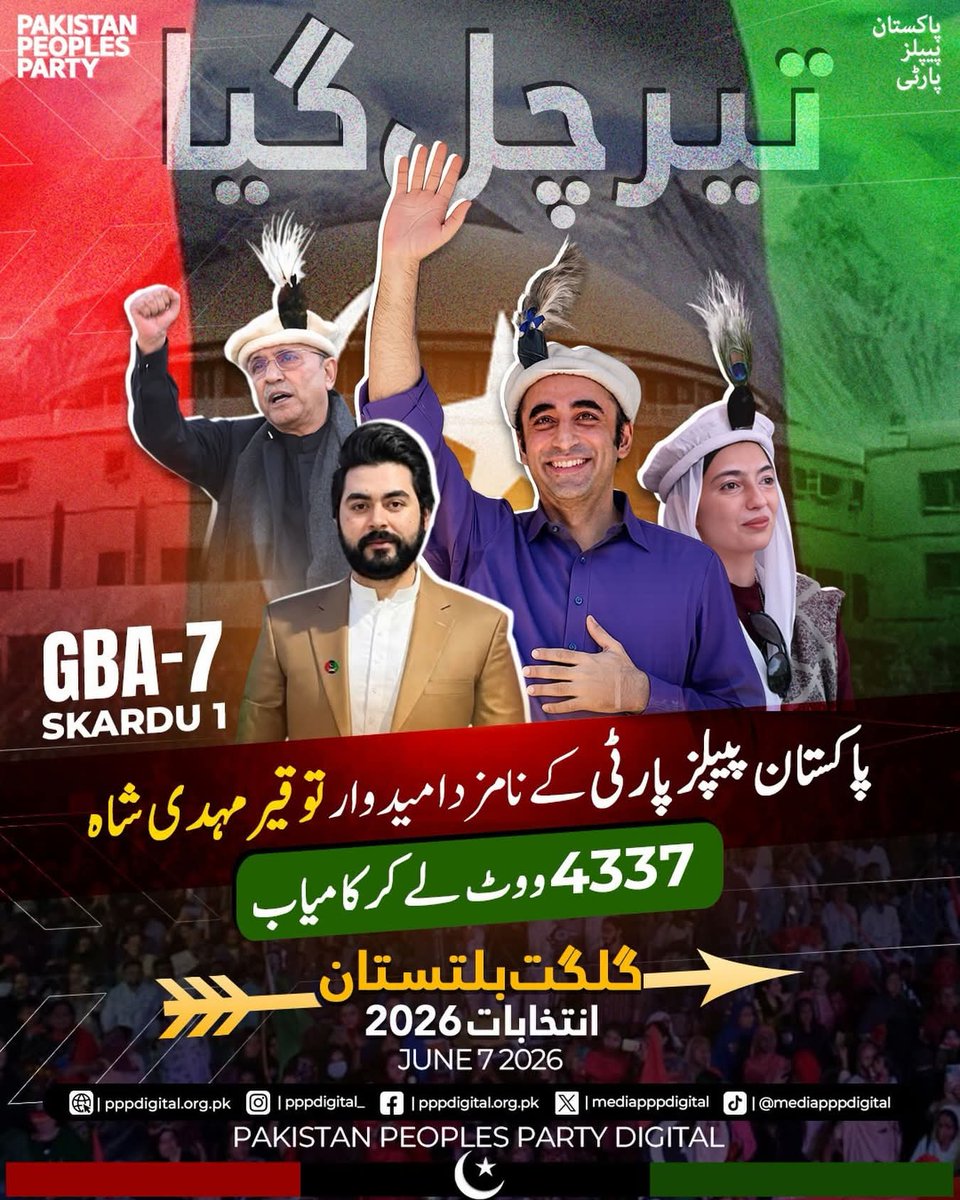 ZaynAli88's tweet photo. Congratulations 🎉 Shah jee 
Syed Tauqeer Mehdi Followers 
#GBMainTeerChalega #PPPGB2026
#گلگت_میں_تیرچلےگا https://t.co/uydXWpuWvl