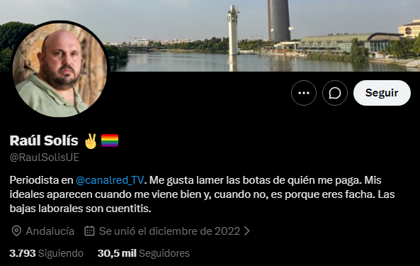 PacoQueverdo's tweet photo. @RaulSolisUE @paolame__ Hola Raúl, majete. Antes de nada decirte que soy super fan. Me he tomado la libertad de arreglarte el perfil.
Un abrazo tío grande! https://t.co/TkHXoylBUx