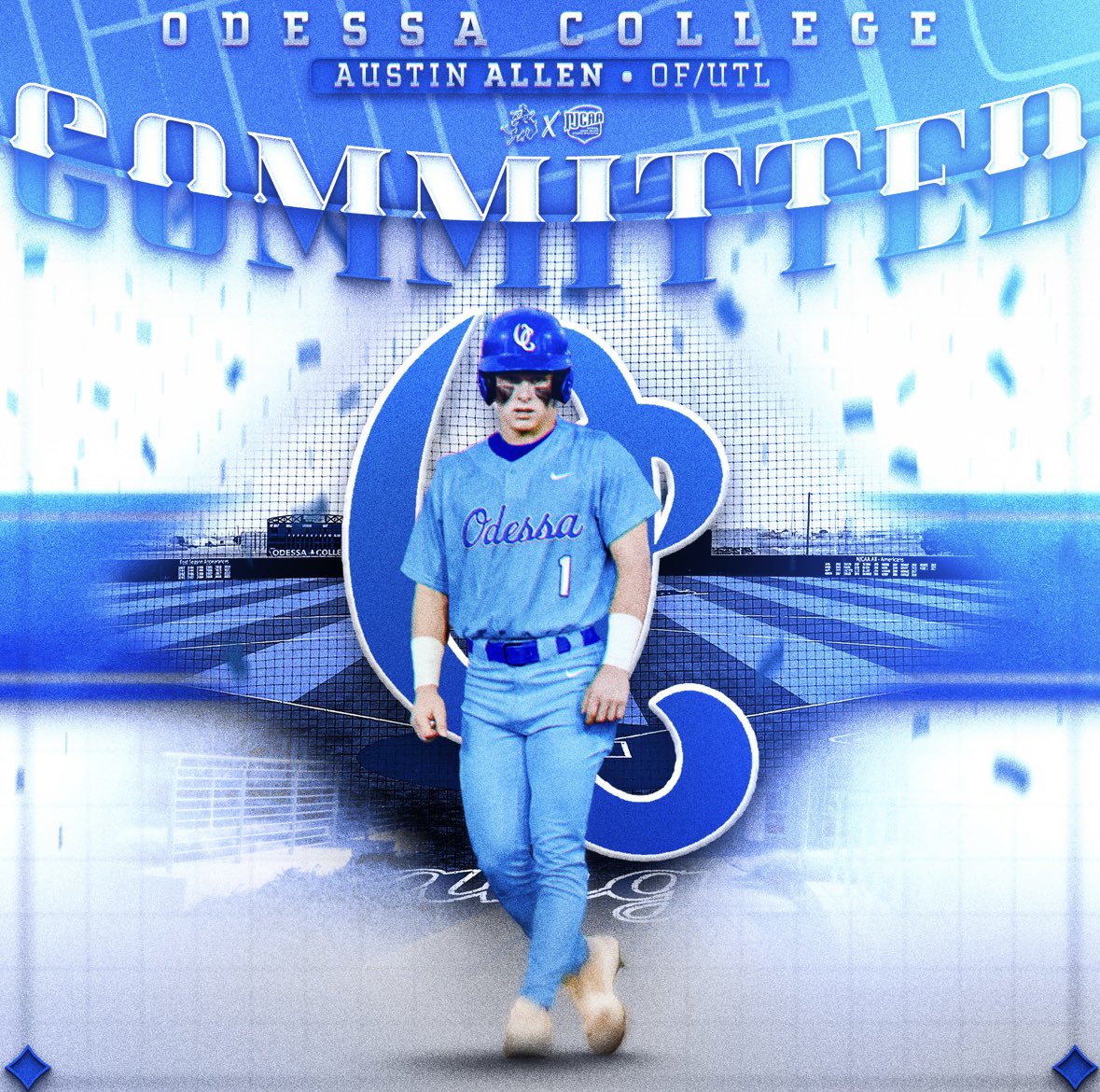 1_AustinAllen's tweet photo. Im super excited to announce my commitment to continue my academic and baseball career at Odessa College. I thank God for giving me this opportunity and to family, coaches, teammates, and everyone who has supported me along the way. Ready for the next chapter! #gowranglers #AGTG @DillonFlores_