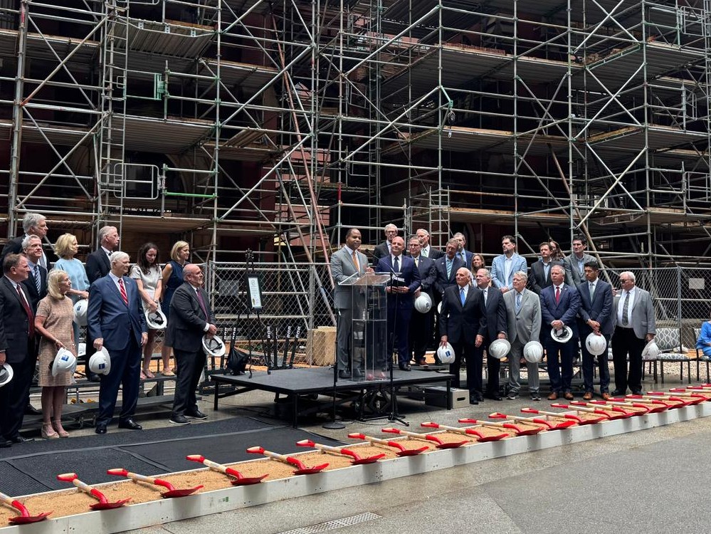 Johnson4Dallas's tweet photo. Two years ago, First Baptist Dallas’s sanctuary was lost to a devastating fire. They’ve now broken ground on a new sanctuary that will serve generations of worshippers and stand as a testament to faith, resilience, and renewal in the heart of Dallas. https://t.co/Z4yDhv2sXf