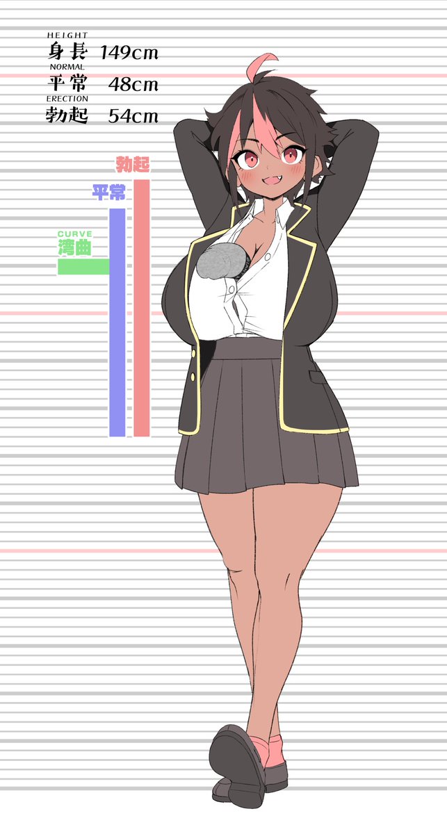 YA_IVA's tweet photo. 今日はデカチンポボーイッシュちゃんの制服姿を考えてました。 https://t.co/knHVN008gd