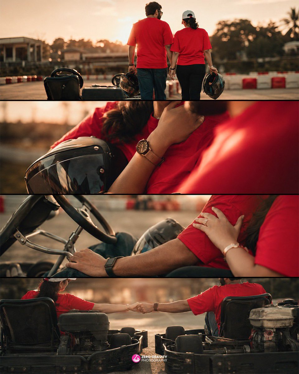 zerogravityfoto's tweet photo. 🏁clementina & Naveen🏁

An outdoor shoot where the chemistry was louder than the engines and every step felt like a shared adventure✨
 Because the best journeys aren’t about speed — they’re about who walks (and races) beside you❤️

For bookings, contact: +91 9840 76 7566
Shot on @canonindia_official

#canwithcanon #vibewithcanon
 #zerogravityphotography #karting #couplephotoshoot