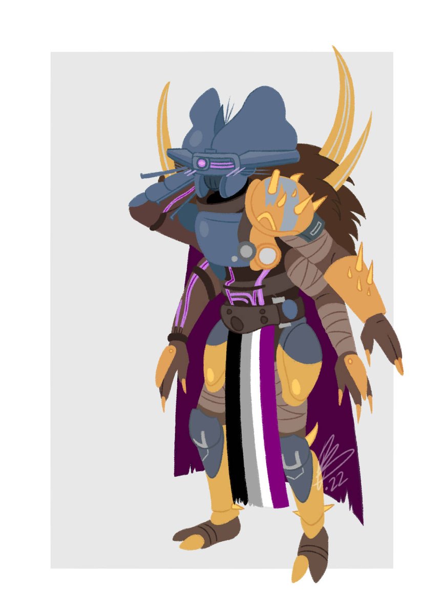 TheCrowMaiden's tweet photo. All my ace Misraaks drawings. I love him so, so much. #destiny2art https://t.co/0XiYzJZdiC