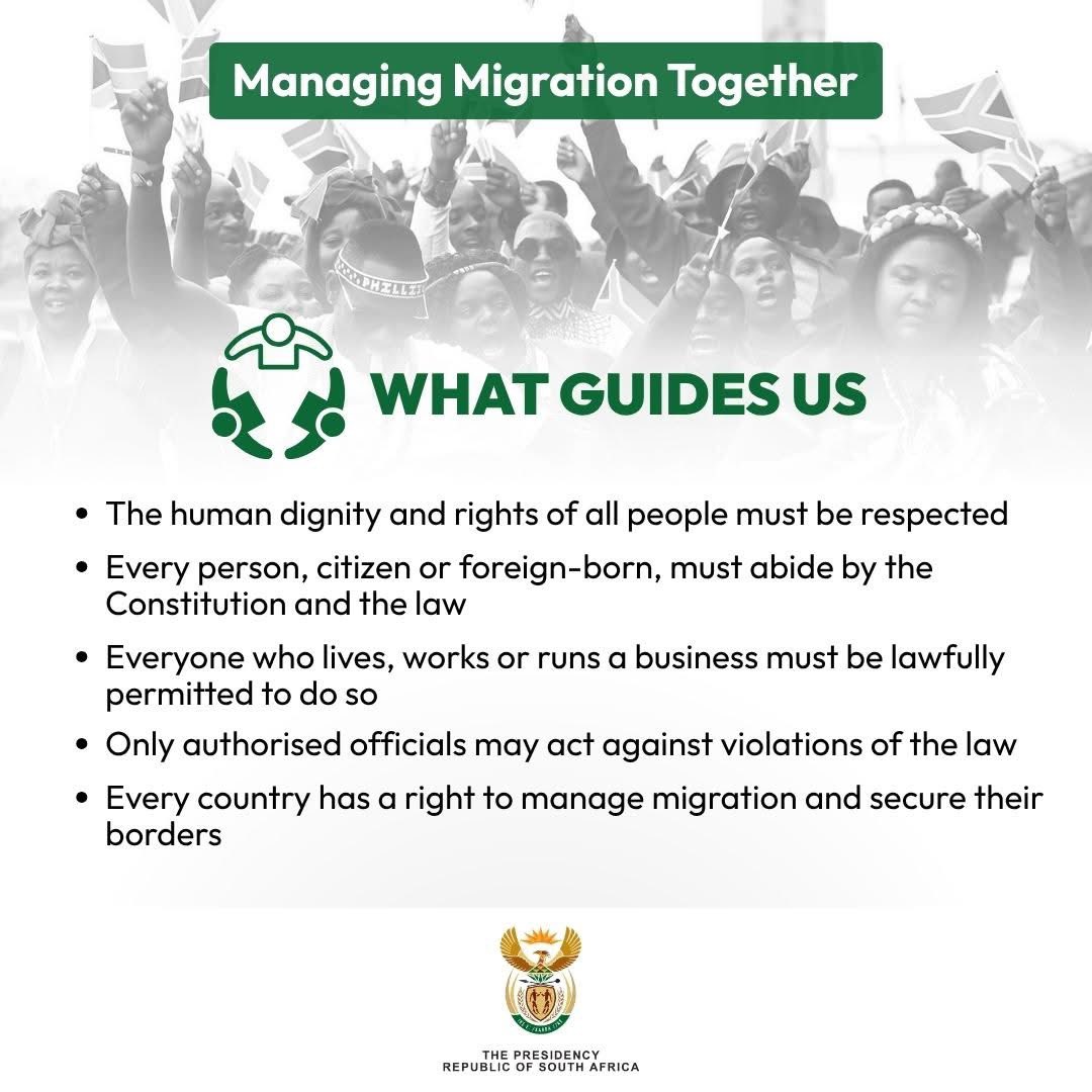 Abramjee's tweet photo. Migration: @CyrilRamaphosa https://t.co/wwJKnRERDO