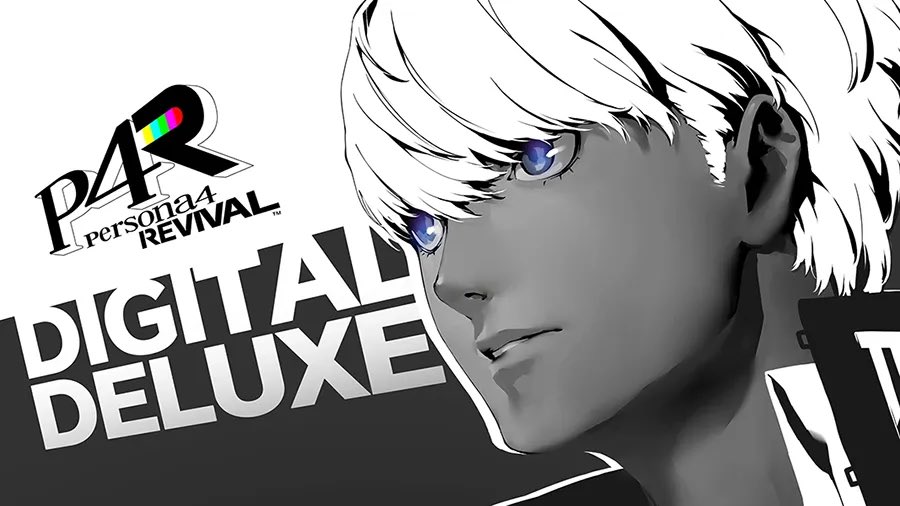 P4RUpdates's tweet photo. Japanese Limited Box set, with artwork by Shigenori Soejima

Includes:
Persona 4 Revival
P3R &amp; P5R BGM set
Special costume set
Limited edition original T-Shirt (Size L)
Art Book
Midnight TV Themed Smartphone Pouch https://t.co/WJRSJ5zltl