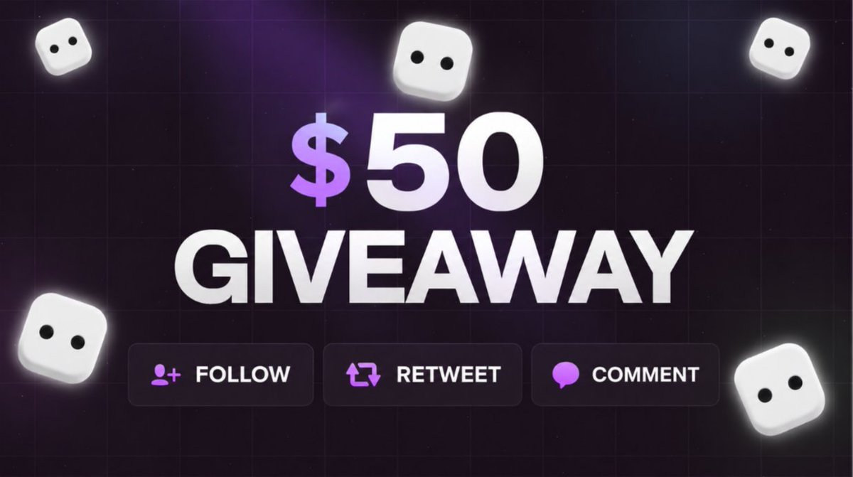 DiceyRewards's tweet photo. 🎁$50 GIVEAWAY 🎁

1⃣ Follow @DiceyRewards 
2⃣ Like and Retweet
3⃣ Tag 2 Friends
4⃣ Join our Discord

- Ends in 48 hours. https://t.co/iMaJA46LVU