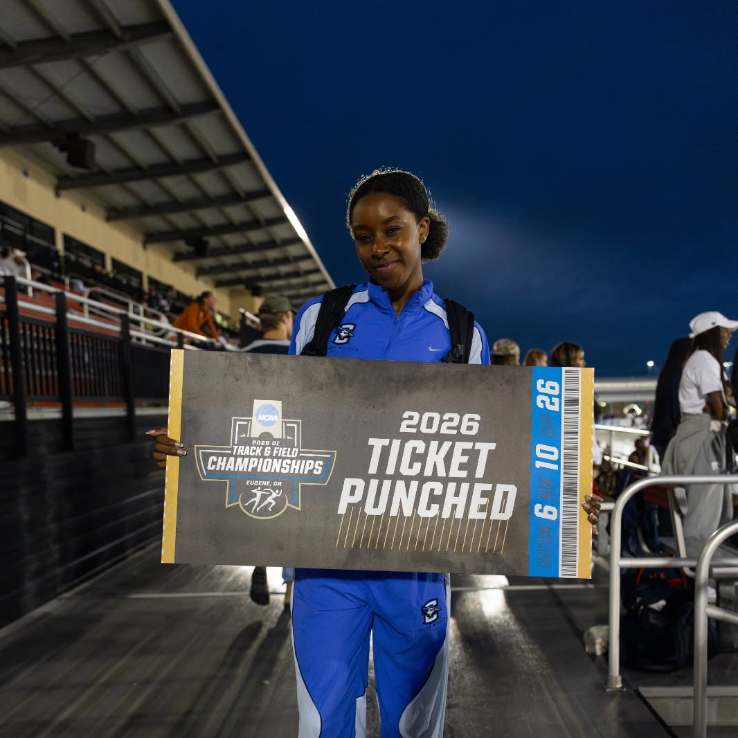 CreightonXC's tweet photo. Trinity Shadd-Ceres is ready for the big stage, and jumps in the NCAA Division I Outdoor Track and Field Championships on Thursday night at 8:40 p.m. CT.
#GoJays #CUxctf #CUTrack #EyesUp
https://t.co/wJxnQlu8u4 https://t.co/yRAmGLScpl