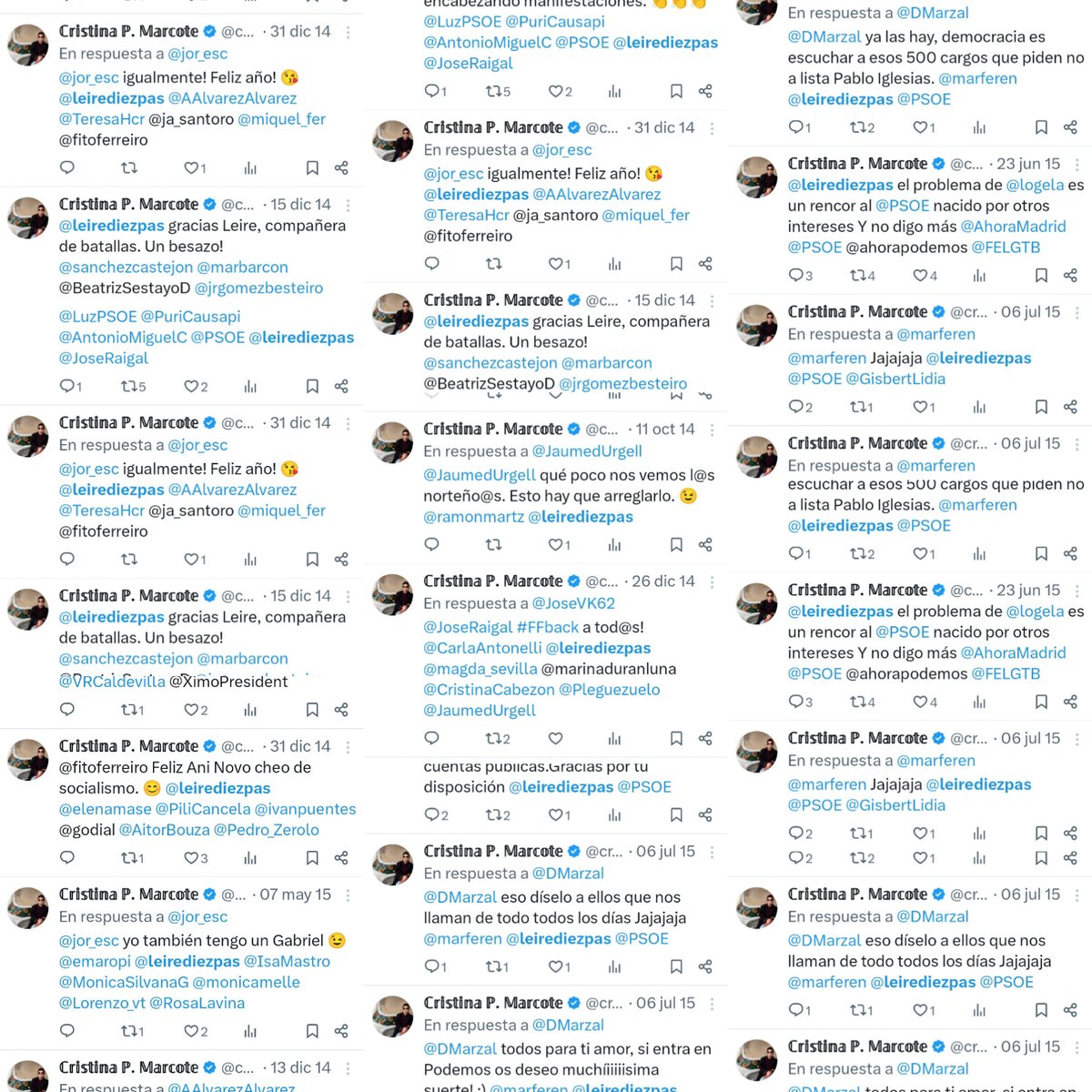 alfonfrias's tweet photo. Eran tantos que he tenido que hacer un par de collages. El primero es mi favorito: "compañera de batallas".

Att: UCO. https://t.co/KMdVhQ4uTn