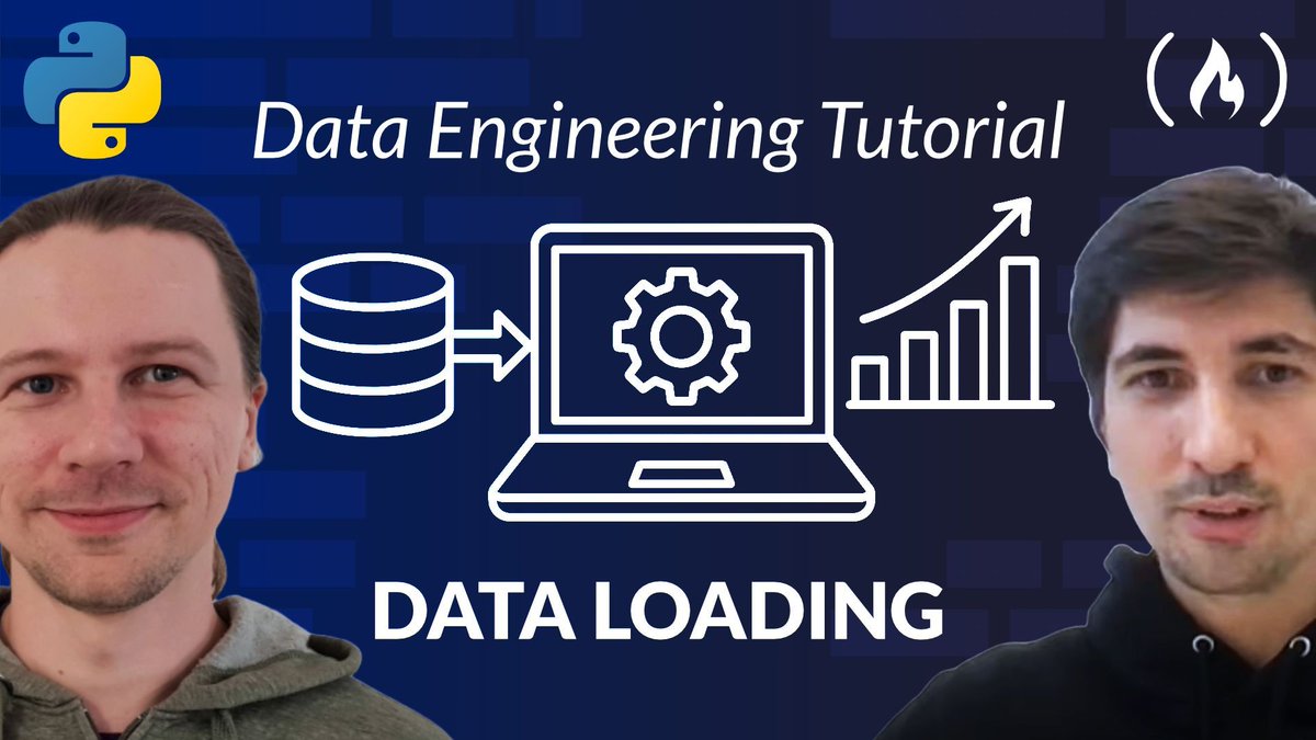 freeCodeCamp's tweet photo. Data pipelines let you collect, process, and use huge amounts of data efficiently.

But building and maintaining these pipelines can be tricky with API rate limits, changing data schemas, etc.

In this in-depth course, you'll learn about data ingestion & normalization, data loading with an open source Python library, tuning performance, and much more.

https://t.co/RkINNJhsTC