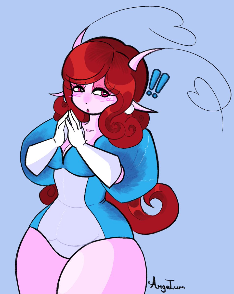 AngeIum's tweet photo. Comm done of a gorgeous oc for @peachymarty!! She so much fun drawing herr!! Thank you for the donation and hope to work with you again sometime!! 🥹 https://t.co/3CjzA9B0Vw
