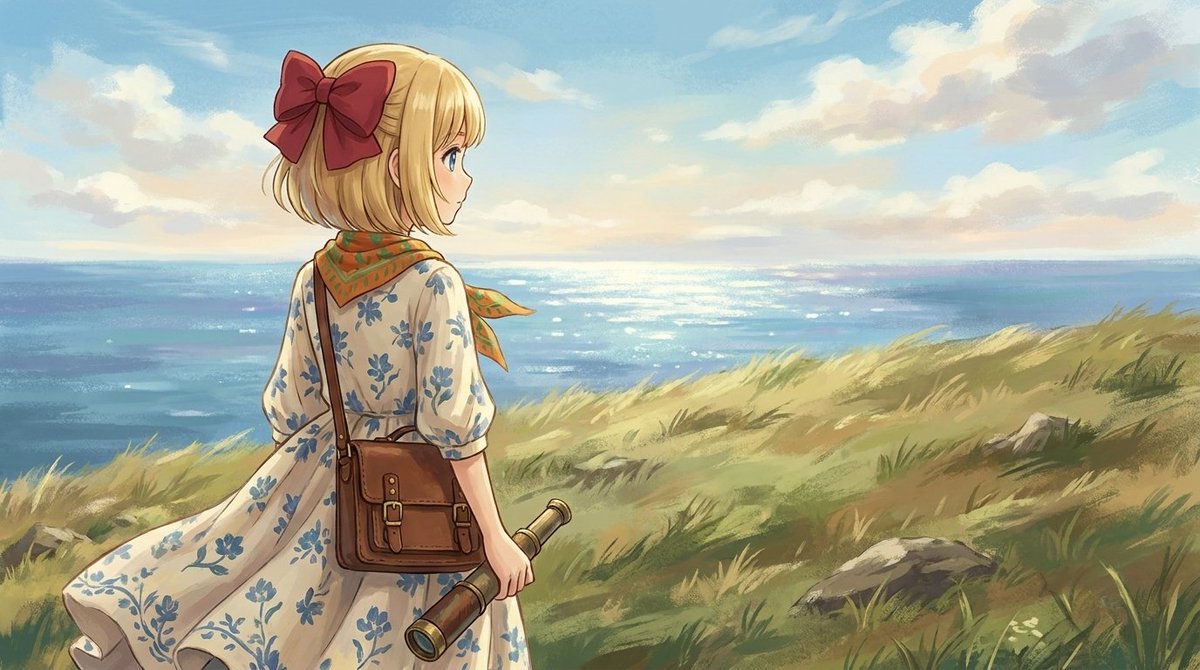 cnhy's tweet photo. 海見にきた

丘の上に立つムスメさんですよー
おはようございます

 #aiart #AIイラスト https://t.co/SWRNTVrcL5