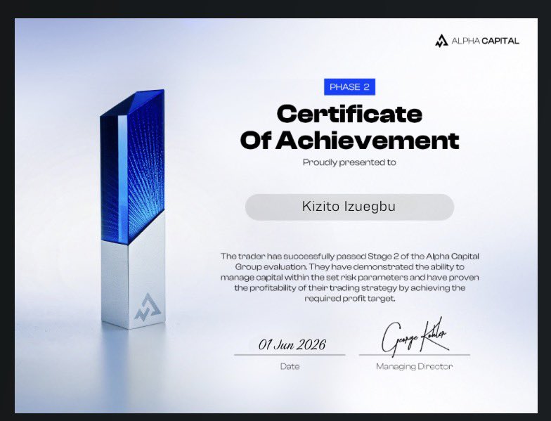 Just_Kizzyfx's tweet photo. Hello @AlphaCapitalUK on behalf of Nigerians 🇳🇬

We kindly request that you accept our NIN card as a means of verification 
Your third party verification service (Veriff) keeps rejecting our NIN

Here in Nigeria to apply for International passport takes a whole lot of time and it’s quite expensive. I have been scammed multiple times trying to get an international passport. 
The one I currently applied for told me I will get it in 3 months time 💔

We plead that you accept Manual verification for Nigerians facing this issues. I message the customer support team in charge of verification compliance@alphacapitalgroup.uk 
And they insisted that KYC submissions must be  completed via veriff for record keeping and compliance purposes.

For the sake of my fellow Nigerians 🇳🇬
Please kindly accept manual verification 

I recently passed my prop challenge with you guys and I can’t proceed to the next step i.e the funded phase because of verification issues.