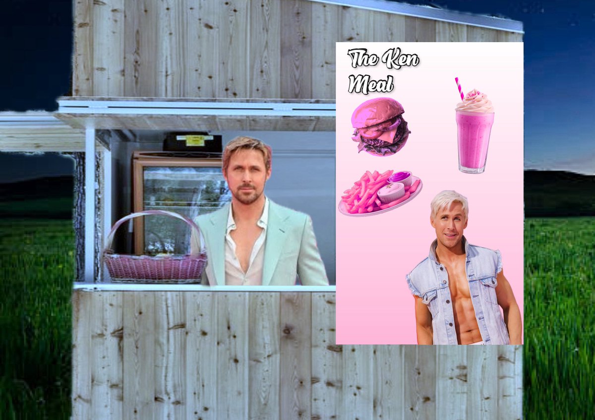 eIeven's tweet photo. okay so i was at a carnival where the food stalls were and came across a stall that sold the ken meal and ryan was behind the counter so i went up to order and he was like hey and i was like hey ill have the milkshake and he walked in the back and disappeared https://t.co/P7SgKzDUV2