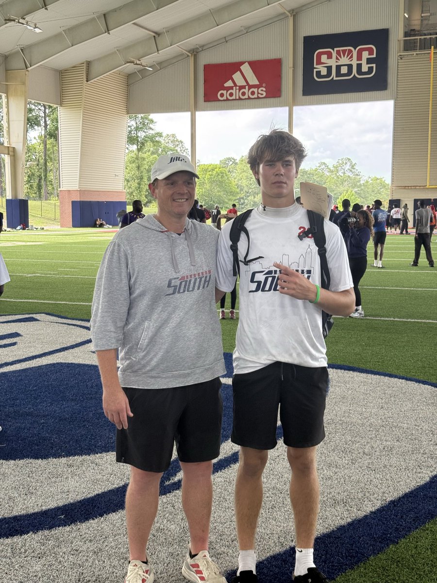 deagan11mccoy's tweet photo. After an amazing conversation with coach @CoachApplewhite and @CoachZCrisler I’m more than blessed to announce I have received an offer from the University of South Alabama! Go jags!
@AD_Nice3 @TheCarterlife35 @Niceville_FB @ChadSimmons_ @Andy_Villamarzo @adamgorney @C3Elite7v7 https://t.co/sacUWFB1Uf