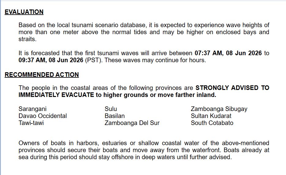 Breaking911's tweet photo. BREAKING: Philippines Issues Tsunami Warning After Major Quake; Residents Urged to Evacuate Inland https://t.co/D2n3iMHaQp