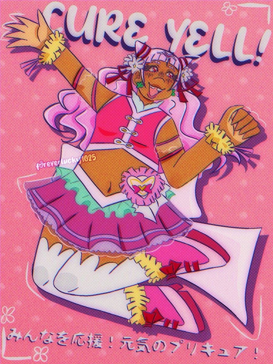 4EVERLUCKY1025's tweet photo. ♡─────*༺♡༻*─────♡
"Cheering on everyone ! The Pretty Cure of High Spirits ! Cure Yell !"
⛧ミ #artbyforeverlucky1025 #HUGっとプリキュア #hugttoprecure #cureyell #prettycure #precure
♡─────*༺♡༻*─────♡ https://t.co/lB142Q1C9R