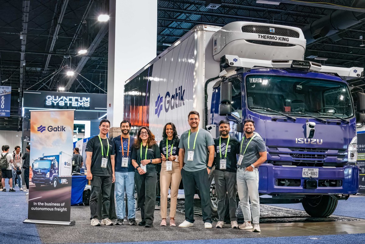 Gatik_AI's tweet photo. Great to see everyone at #CVPR2026!

If you missed us this year, check us out at https://t.co/Mnskl0Kjof to learn more about our work building autonomous freight.

Proud of our team that made this all possible! https://t.co/JHsj5OTx5g