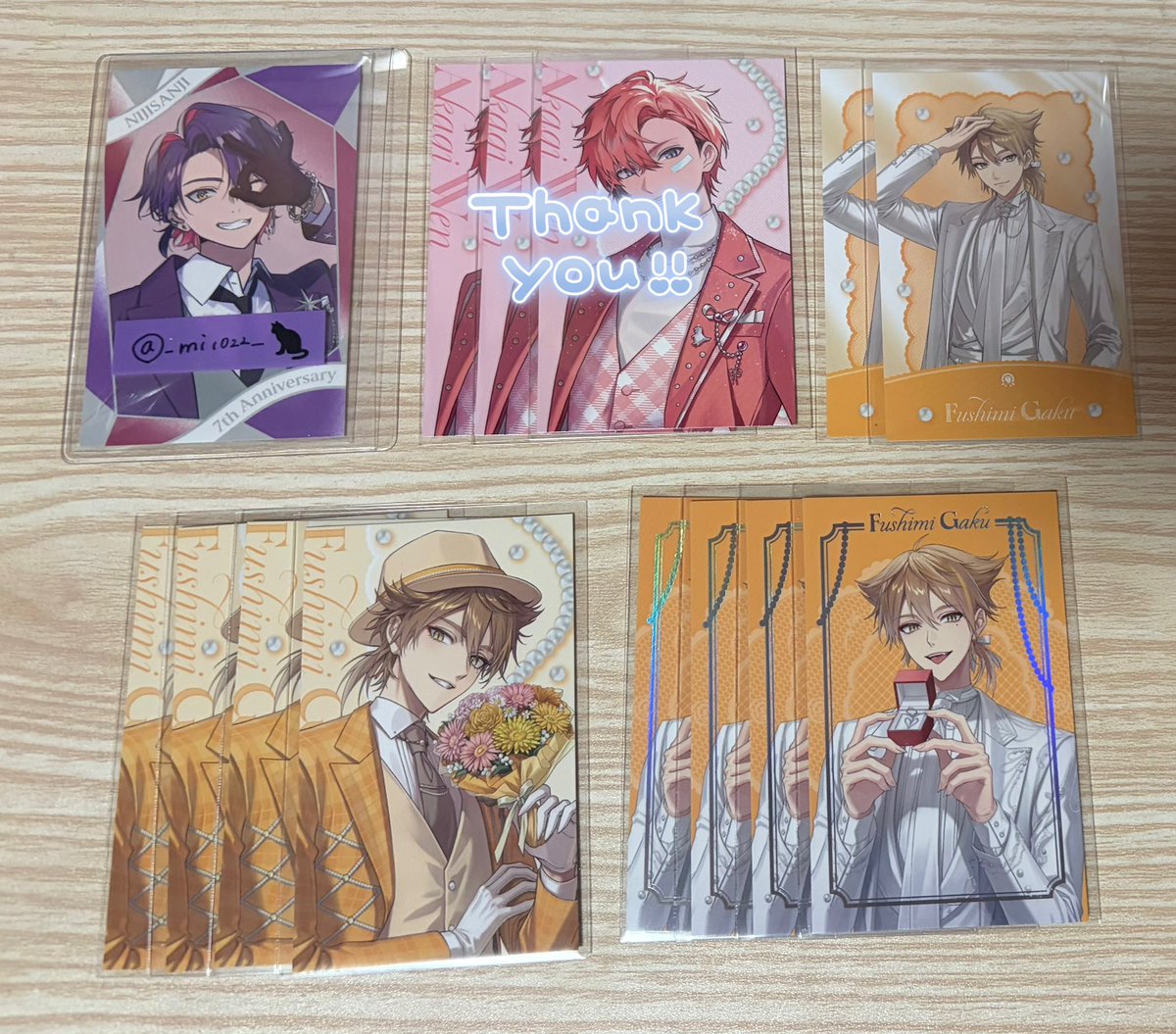 _mi1022_'s tweet photo. (交換)にじさんじ Luminous Marriage ランダムフォト風カード Aグループ

譲→画像のもの

求→同異種IDカードの方/定価＋送料

❁郵送のみ https://t.co/8Pk5bvDNYI