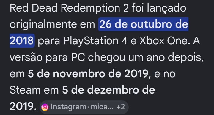 MarcosKayki's tweet photo. Mesma coisa com Red Dead Redemption 2, foi lançado em 26 de Outubro e ainda sim tivemos jogos como Forza Horizon 4, Mega Man 11, Assassin's Creed Odyssey, Call of Duty: Black Ops 4, Luigi's Mansion e Deltarune. https://t.co/uQPPhWssZD
