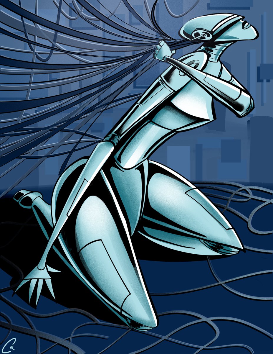 DiZZi_CR's tweet photo. robert valley/hajime sorayama study for art history class https://t.co/OLyTWrYln6