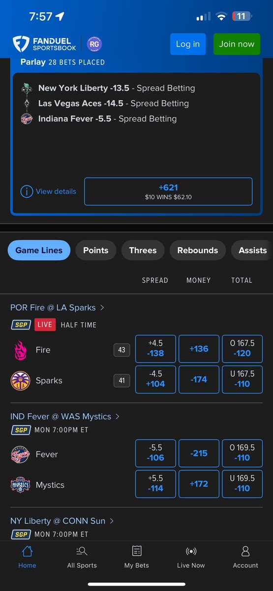RawUnfilteredd's tweet photo. Whenever @FanDuel_Support @FDSportsbook has higher odds on the underdog than DraftKings the favorites always wins. Heard it here first thank me later. All rugged. Easy 700k la sparks ml 💰💰 https://t.co/BJlJ25QxDZ
