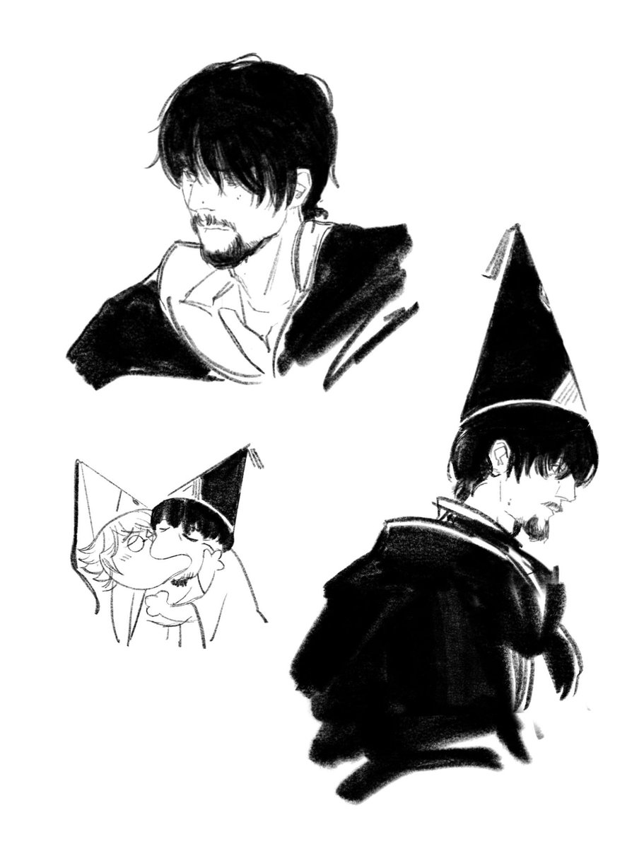 emilypearsonart's tweet photo. The Qifrey and Olly sketches together https://t.co/zcxtbrhLWE